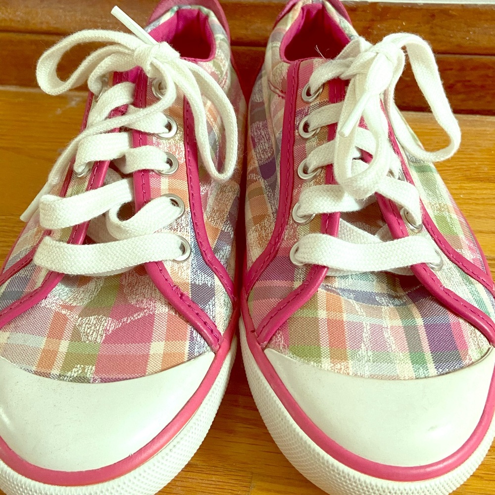 Coach sneakers (KIDS; NEVER WORN)